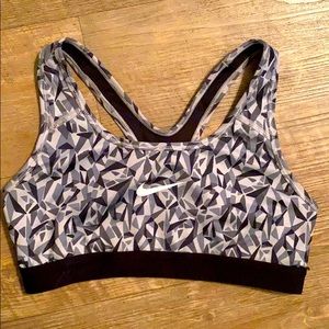 Nike geometric sports bra